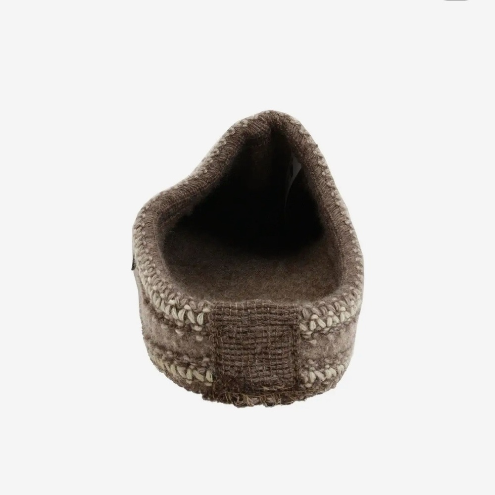 Haflinger Brown Wool Slippers - Picture 4 of 6